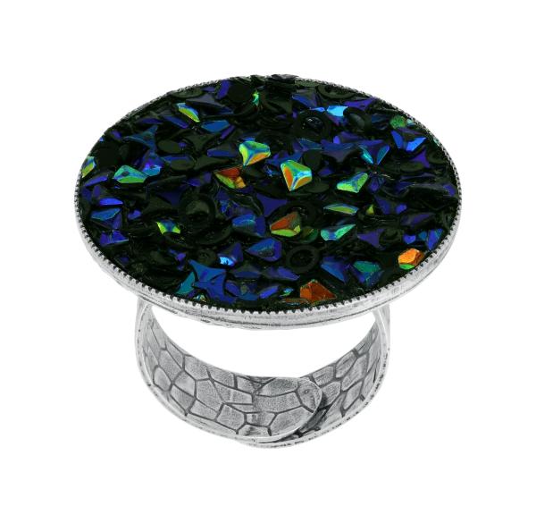 Blau/grün - Studio 54 - Ring von Konplott